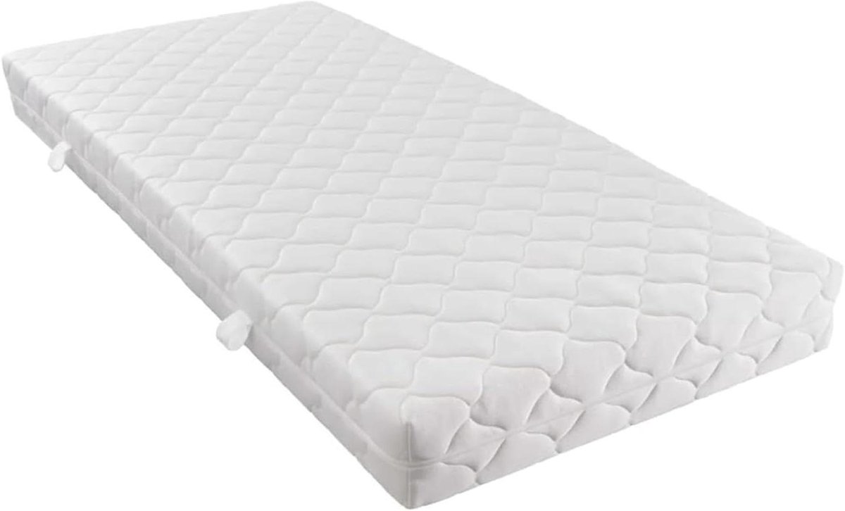 Matras met overtrek - Matras Slaapmatras - Comfortabel slapen - Verdeelt gewicht automatisch - 200 x 80 x 17 cm