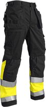 Blaklader Werkbroek High Vis 1529-1370 - Zwart/High Vis Geel - C54