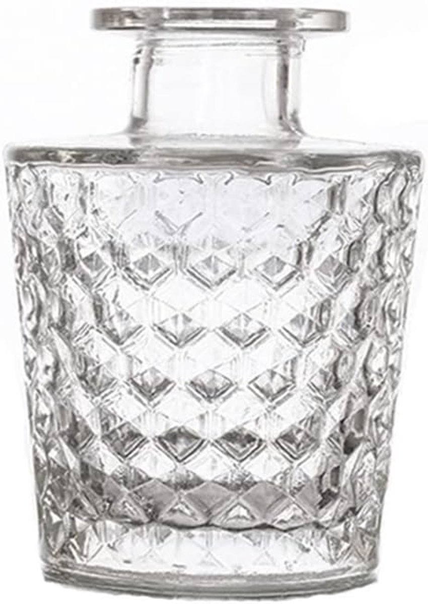 1 STKS 150Ml/5oz Clear Glas Diffuser Flessen Lege Hervulbare Diffuser Potten Aromatherapie Container Geur Accessoires Gebruik Voor Diy Vervanging Reed Diffuser Sticks Set Essentiële Oliën Ambachten