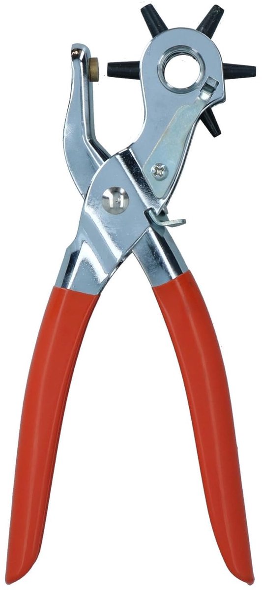 lederen ponsklem, riem puncher gat perforator voor papier, kaart, riem, horlogeband, ponsen 2-4,5 mm
