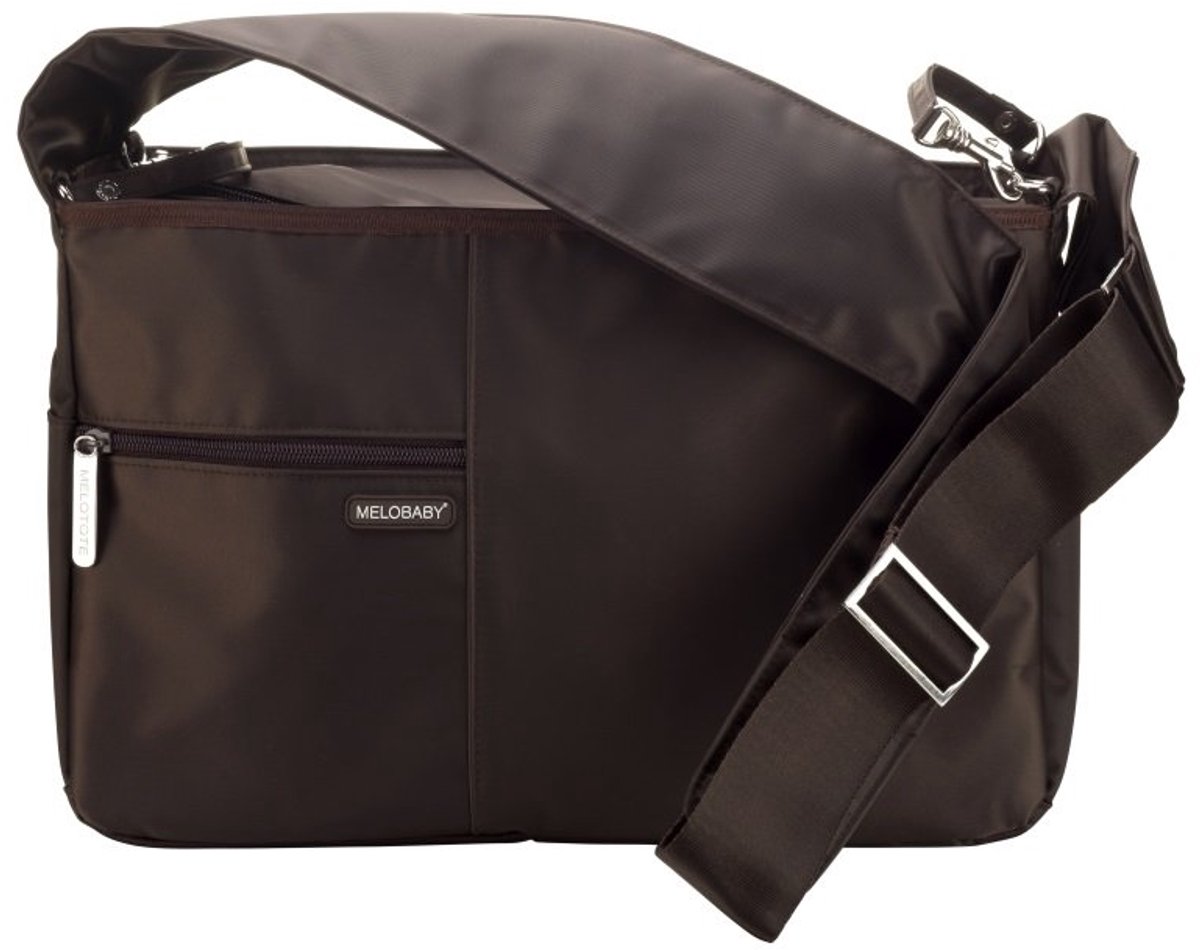 SnelShoppen - Luiertas Melo Tote Bruin - Stijlvolle en Ruime Luiertas van Hoogwaardig Materiaal - Perfect voor Ouders - Ideaal voor Dagelijkse Gebruik