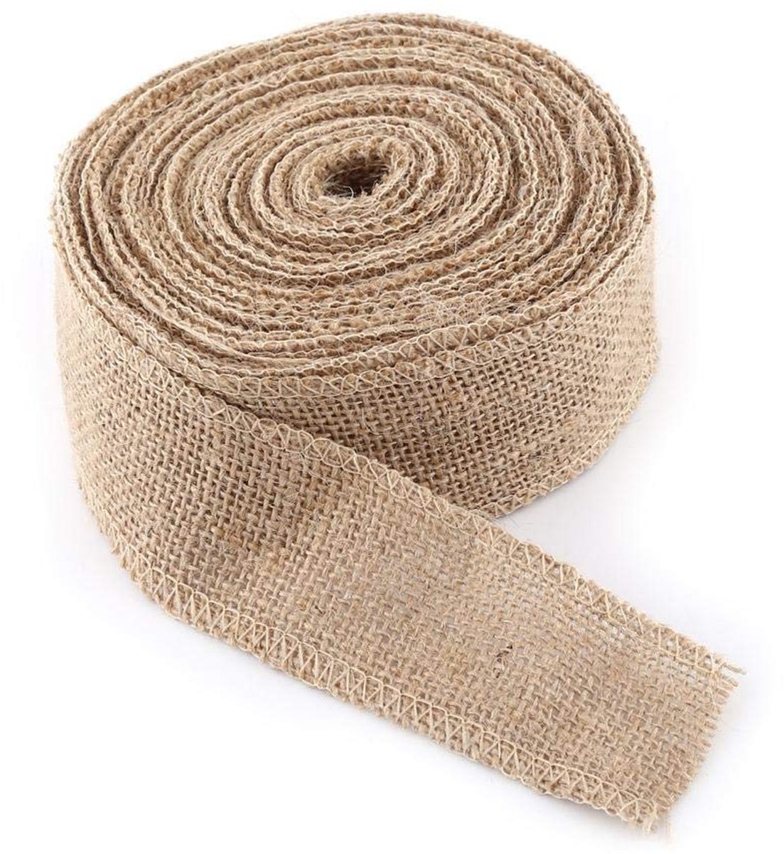 Jute Jute Lint, Breed van Natuurlijke Jute Jute Stof Ambachtelijke Lint Roll, 10 Meter Jute Lint(5CM)