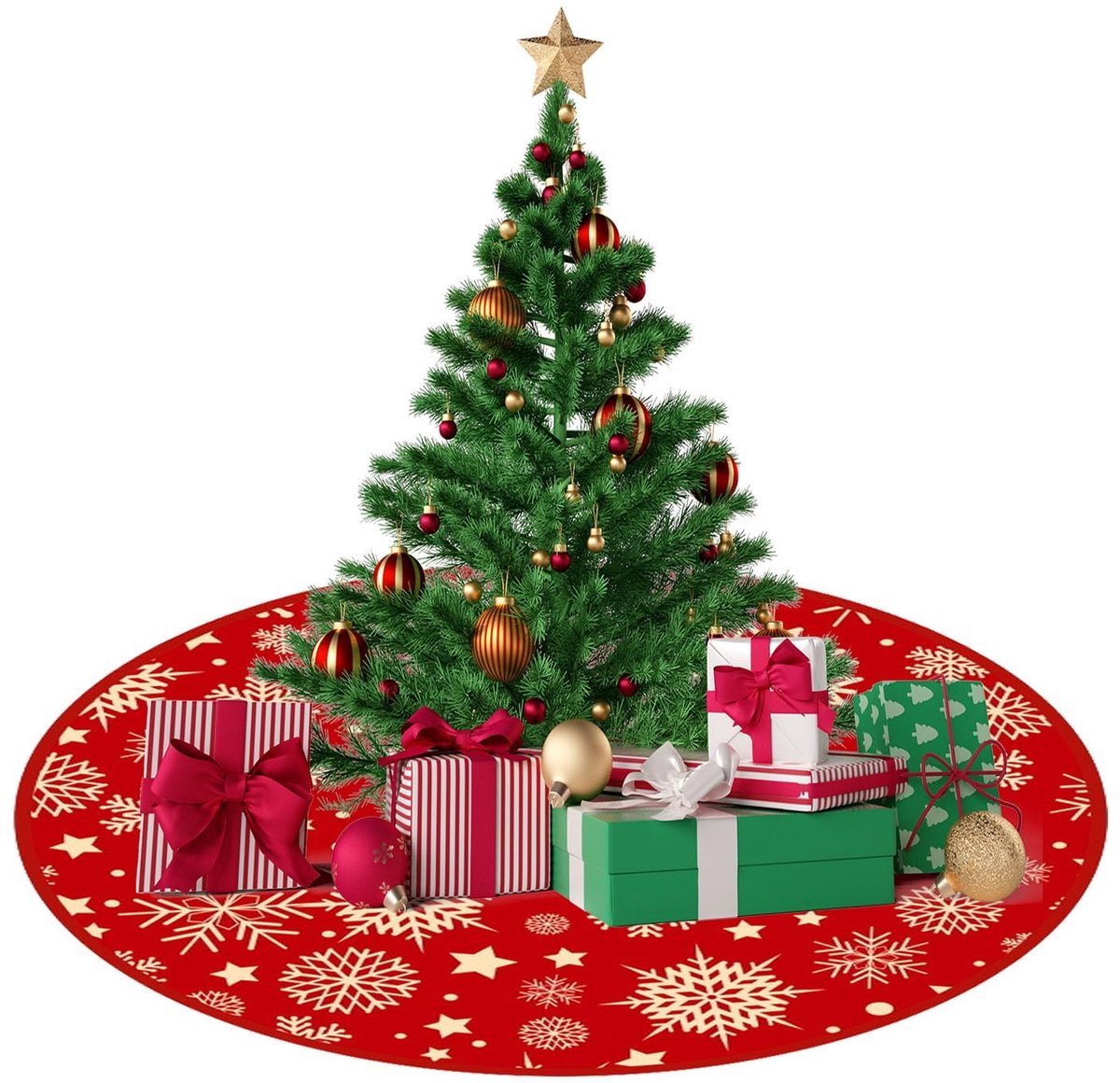 Kerstboom deken