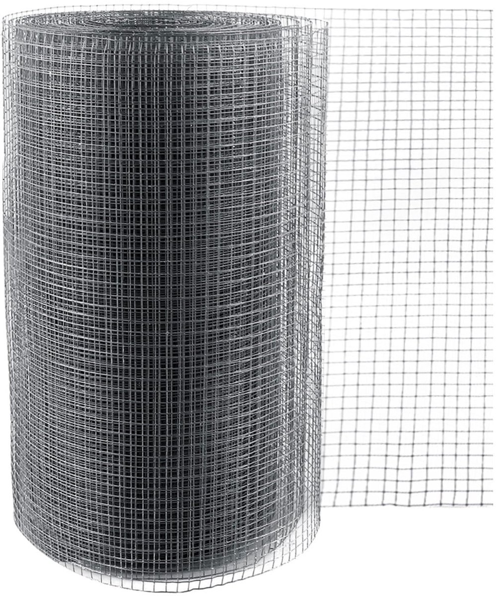 Draadgaas Rol 30 cm X 8 m met 6 mm Maas en 0,5 mm Draad voor Tuin, Hekwerk, Dierenren, Balkon, Gaaspaneel en Lichte Reparatie