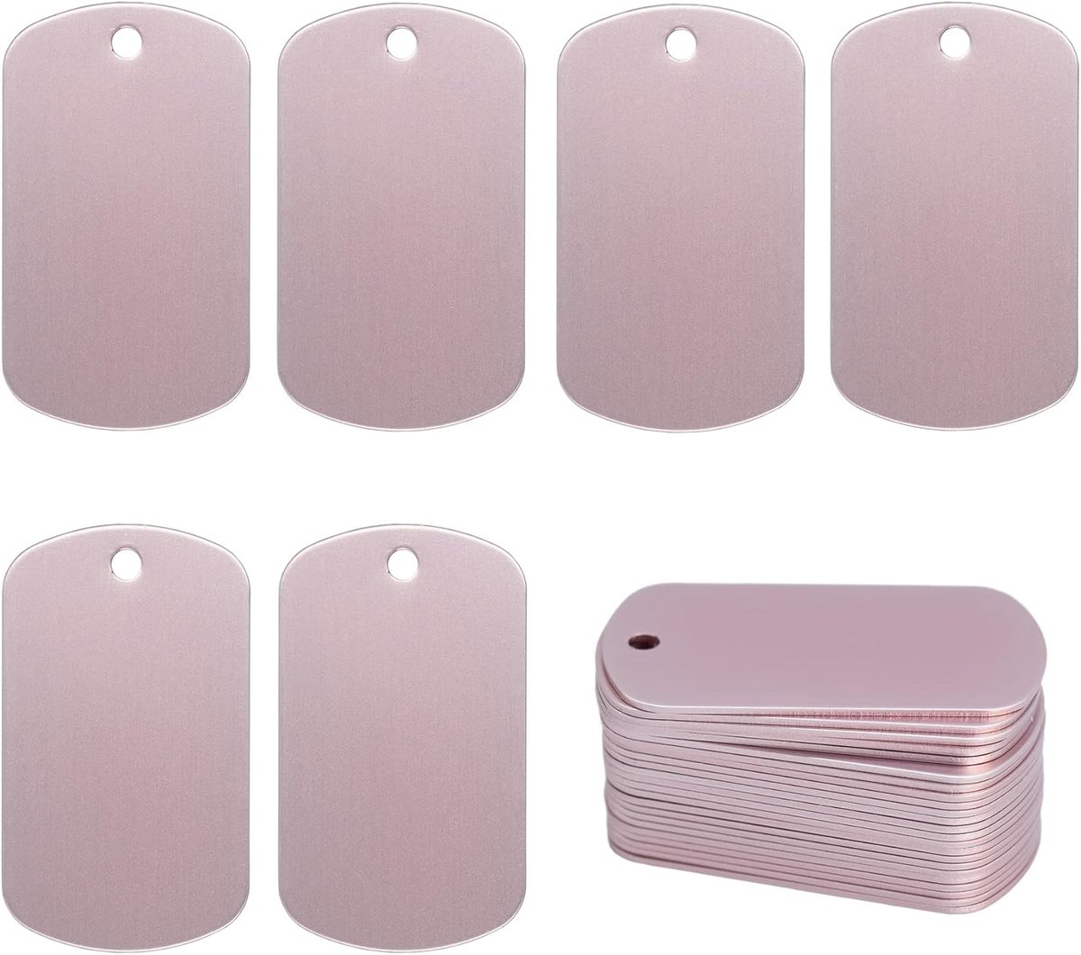 Gravure Tags Stansen Blanco Graveren Blanks Hondenpenning 25 Stuks (Roze)