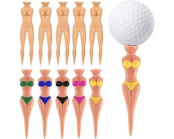 Tees Lady Bikini Girls Golf Tees 76 mm/ 3 inch Plastic Pin Up Golf Tees House Ladies Golf Tees voor Golf Training Accessories Uncle Gift Bachelor Party