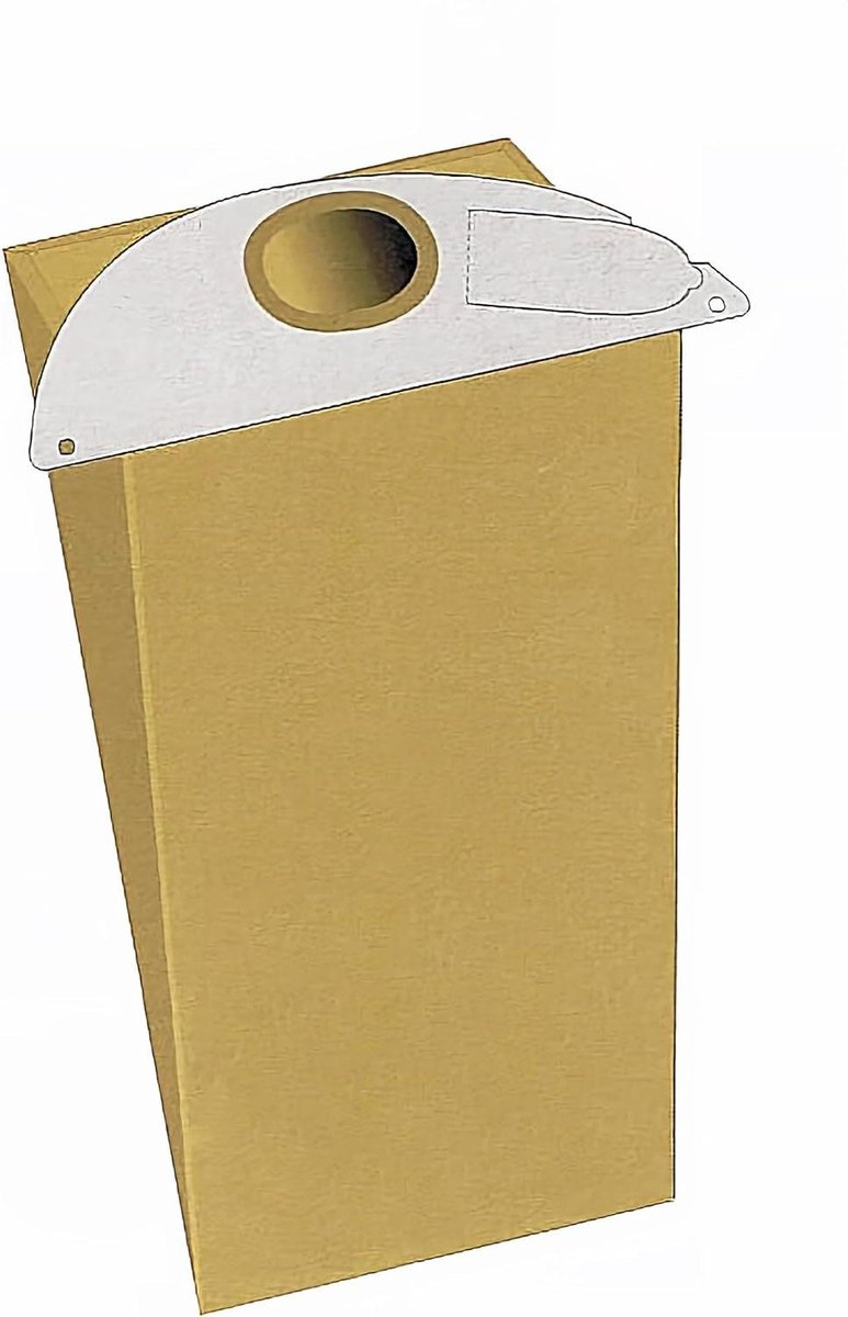 Stofzuigerzakken - Filterzakken - Stofzuigen - Hoge filterprestaties - 10 stuks - Bruin