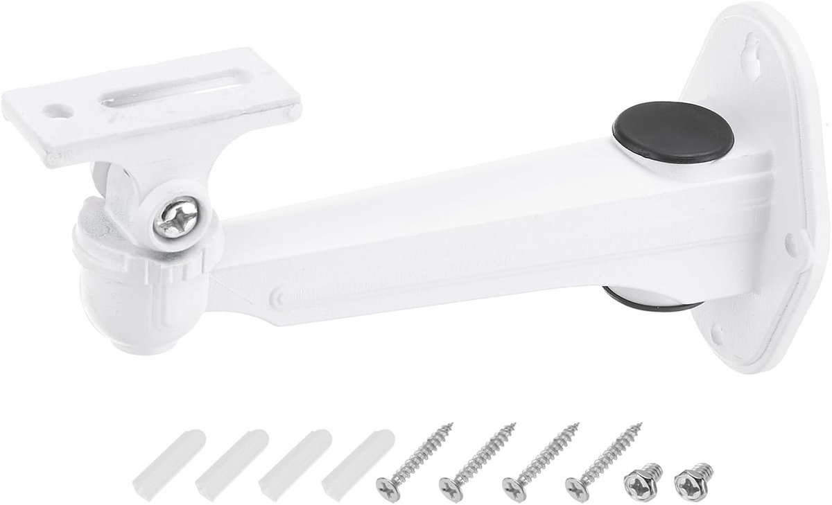 Beveiligingscamera montage 7,4 inch, 1 pak universele CCTV IP Camera Beugel Aluminium Wandmontagebeugel voor Huisveiligheid, Wit