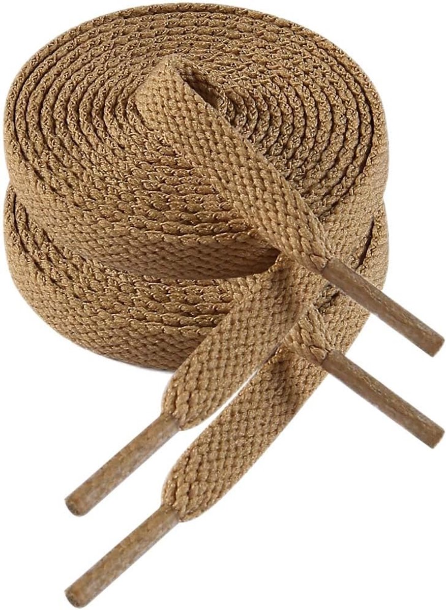 Schoenveters voor Sneakers – Hoogwaardige 8mm Breedte Sneakers Veters - Geschikt voor Schoenen met Veters of Schoenveters
