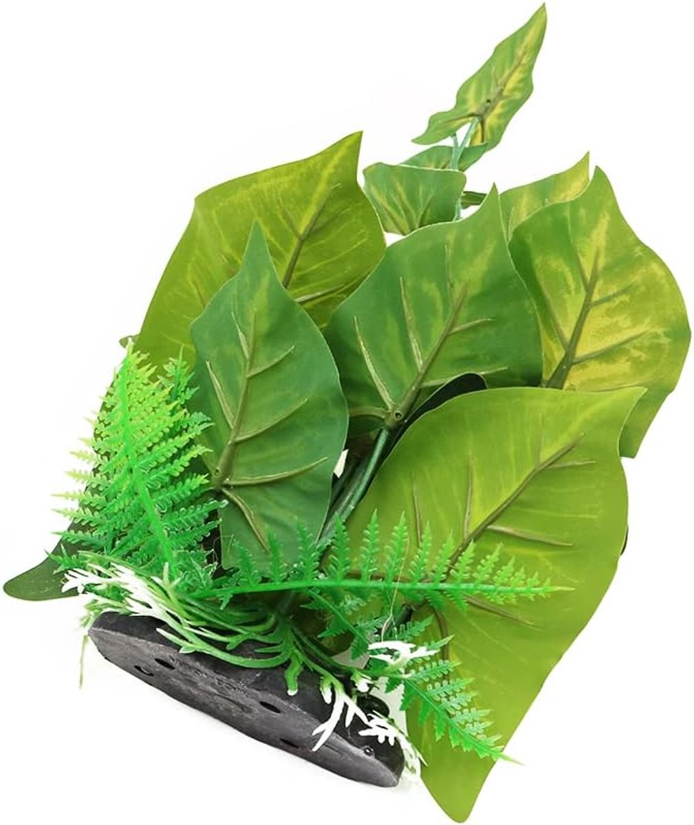 1 Pcs Aquariumplanten Vis Tank Decoraties 24Cm Kleine Maat Plastic Thuis Kunstmatige Plant Goudvis Waterlandschap Vis Verbergt Snake Tank/Reptielen Planten