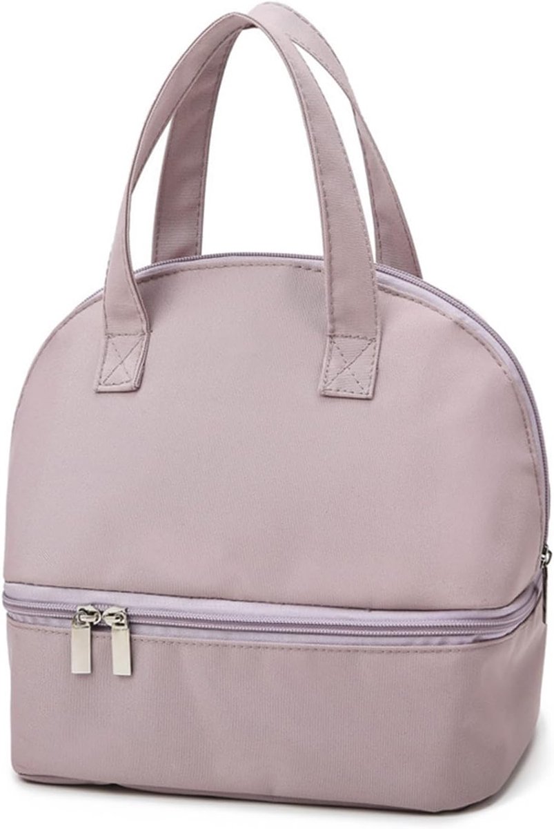 Koeltas 9 liter - Dubbel Laag - Lichtpaars - Ideaal voor werk en picknick - SnelShoppen