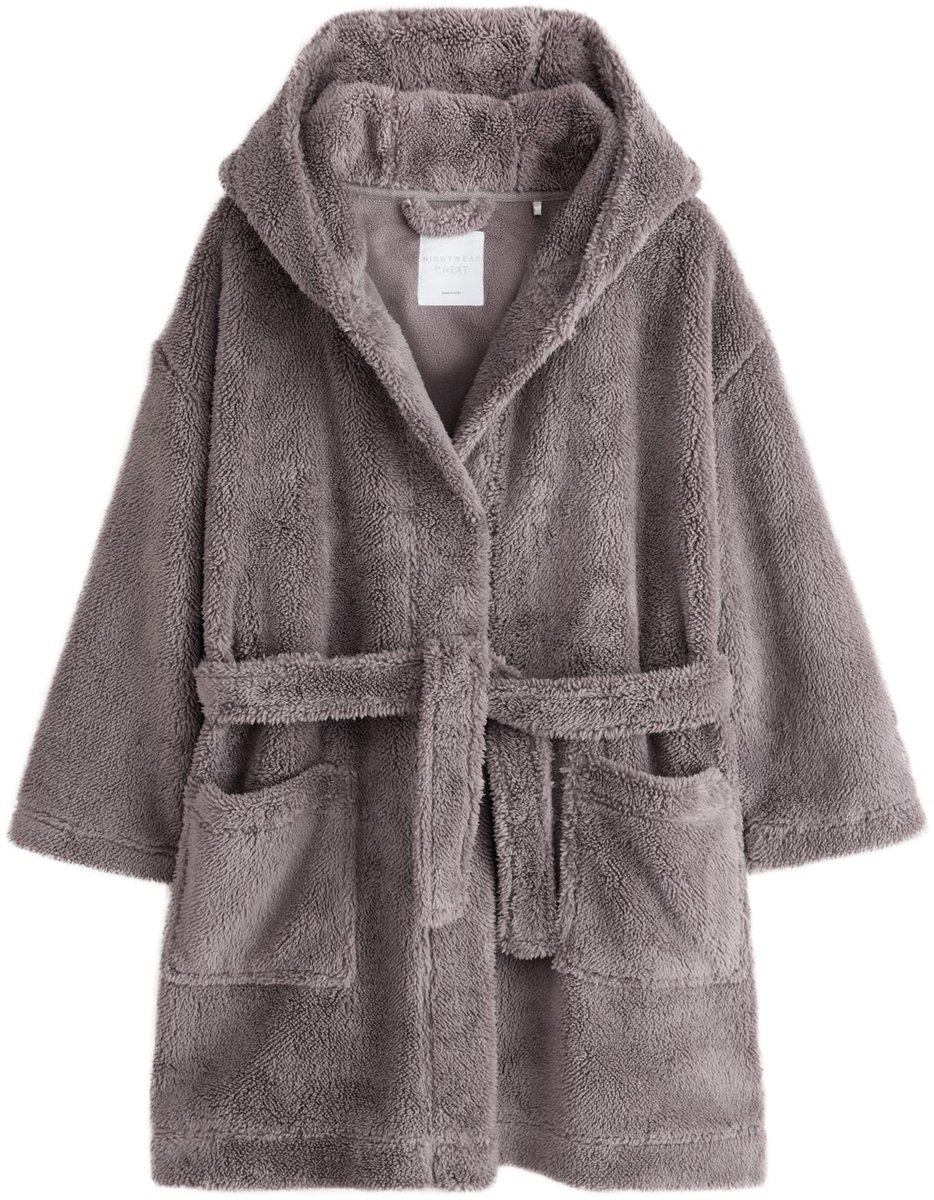 Next - Jongens - Fleece kamerjas - Grijs