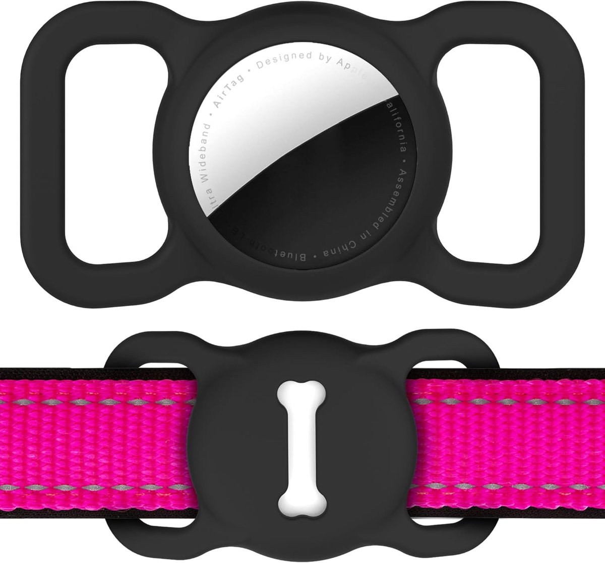 Hondenhalsband anti-verlies tracker - siliconen - waterdicht en licht - veilig voor jouw huisdier - ShopVlot