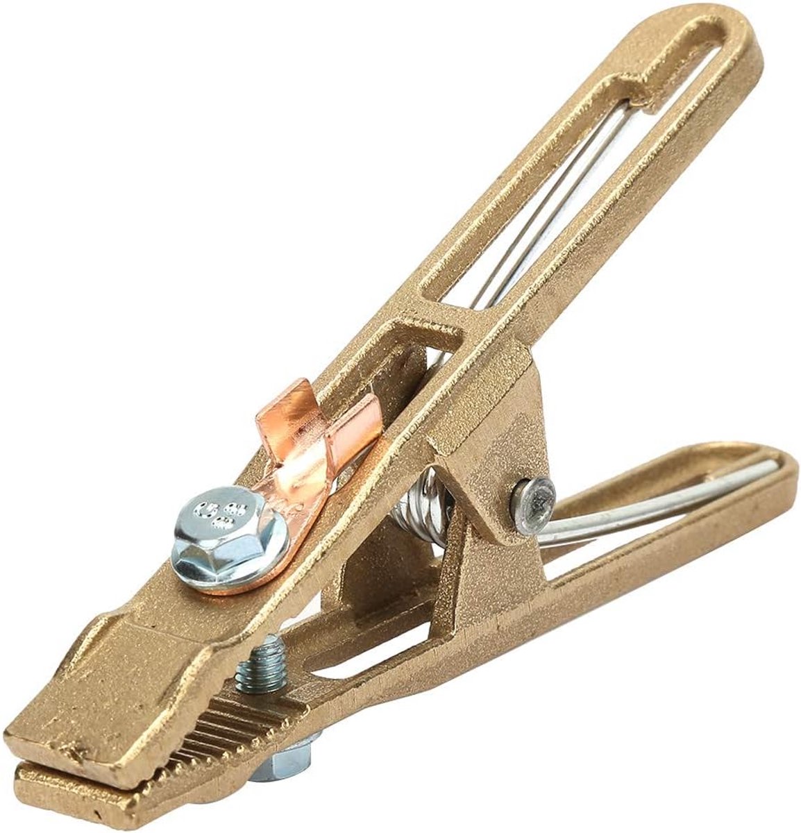 260/300/500A Messing A Vorm Grond Clip Klem Lassen Aarde Klem Zware Grond Klem voor Lasmachine Accessoires (260A)
