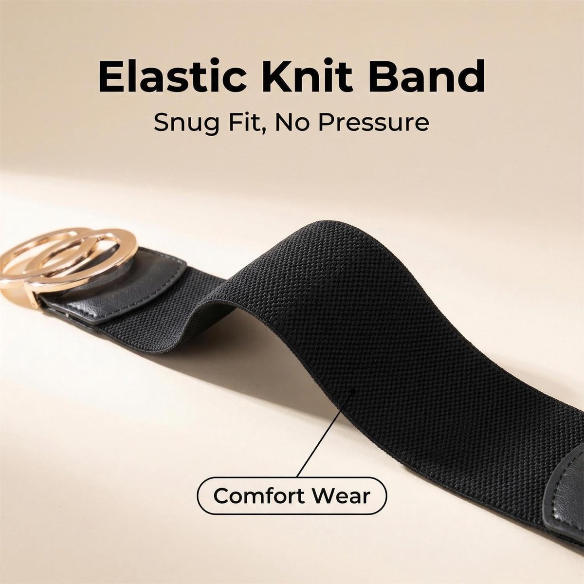 Elastische Taille Riem Riem Dames Taille Riem Dames Brede 5 CM Leren Riem Grote Taille 70 CM-160 CM Zwarte Mode Vrouw Jurk Riem Rekbare Riem