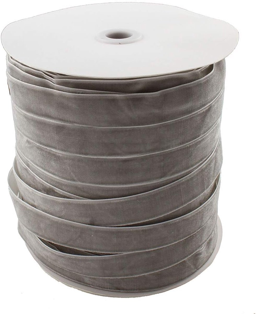 - 10 meter fluwelen lint 20 mm grijs fluwelen boord sierlint sierband sierboord boord boord sierband knutselbenodigdheden cadeaulint C160 x2