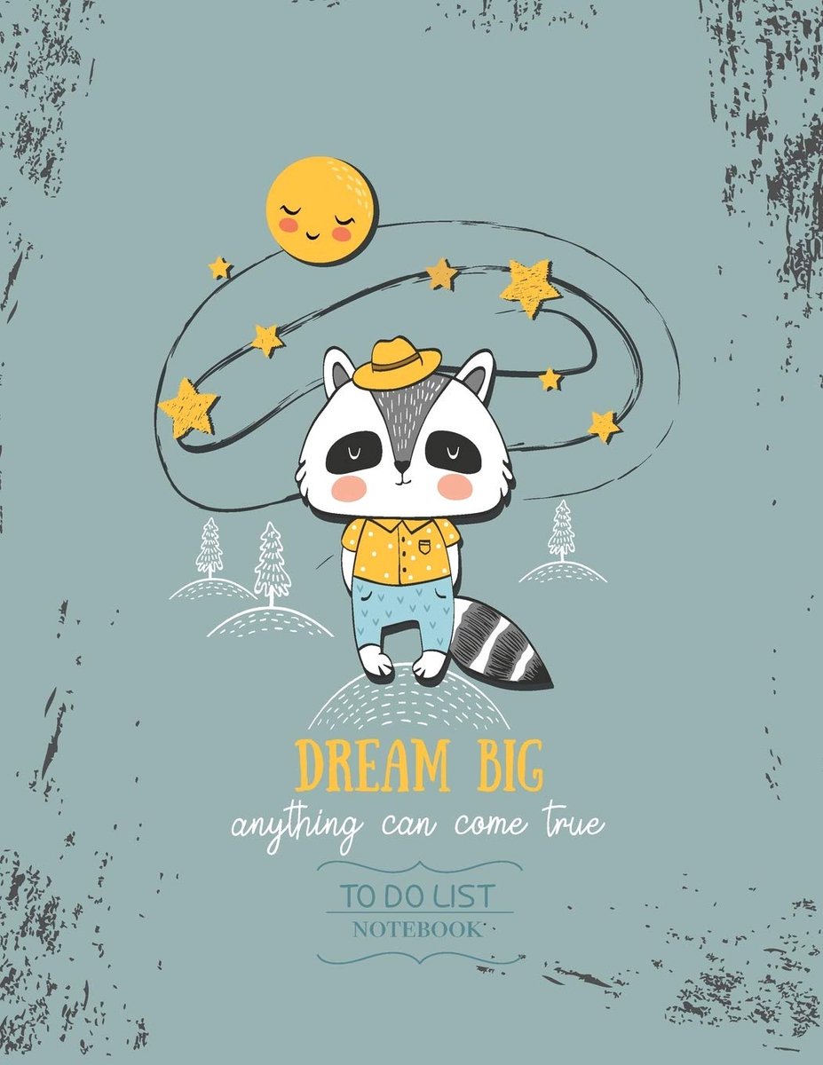 To Do List Notebook with Cute animal Extra large (8.5 x 11) inches, 110 pages, To do list notebook
