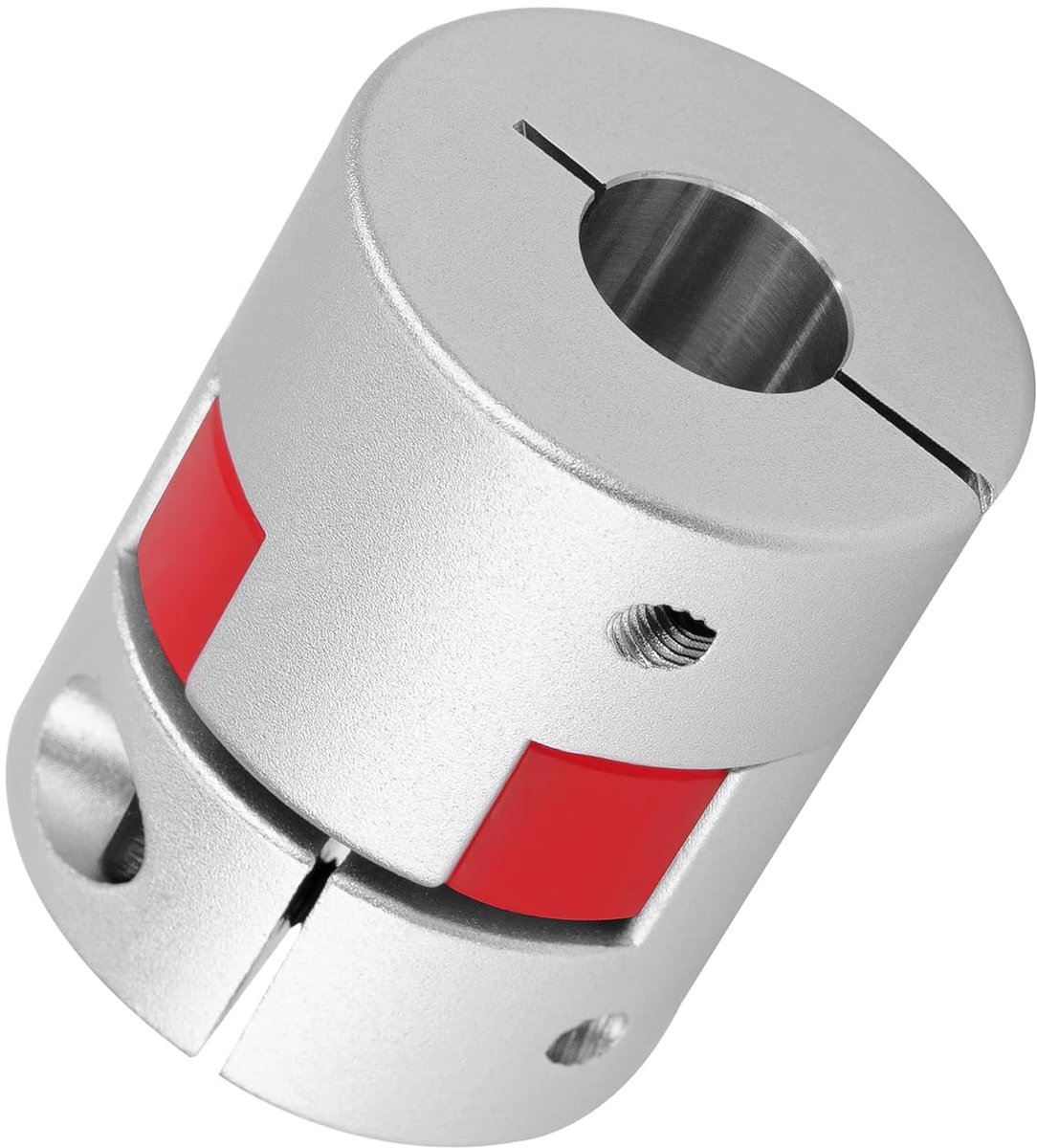 Flexibele elastische koppeling plum klauwkoppeling aluminiumlegering pruimen verbindingsas voor stappenmotor D20 L25