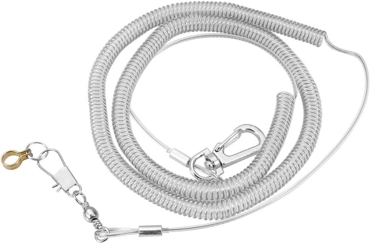 6 m papegaai vogel anti-beet touw training kits hondenriem kits ultra lichtgewicht huisdier riem speelgoed voor cocktails vogels starling (6,5 mm)