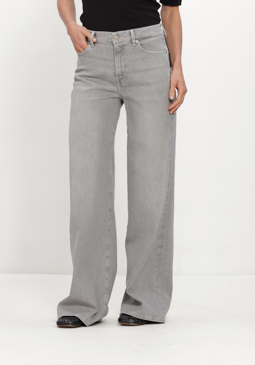 7 For All Mankind Lotta Silver Wash Jeans Dames - Broek - Grijs - Maat 30