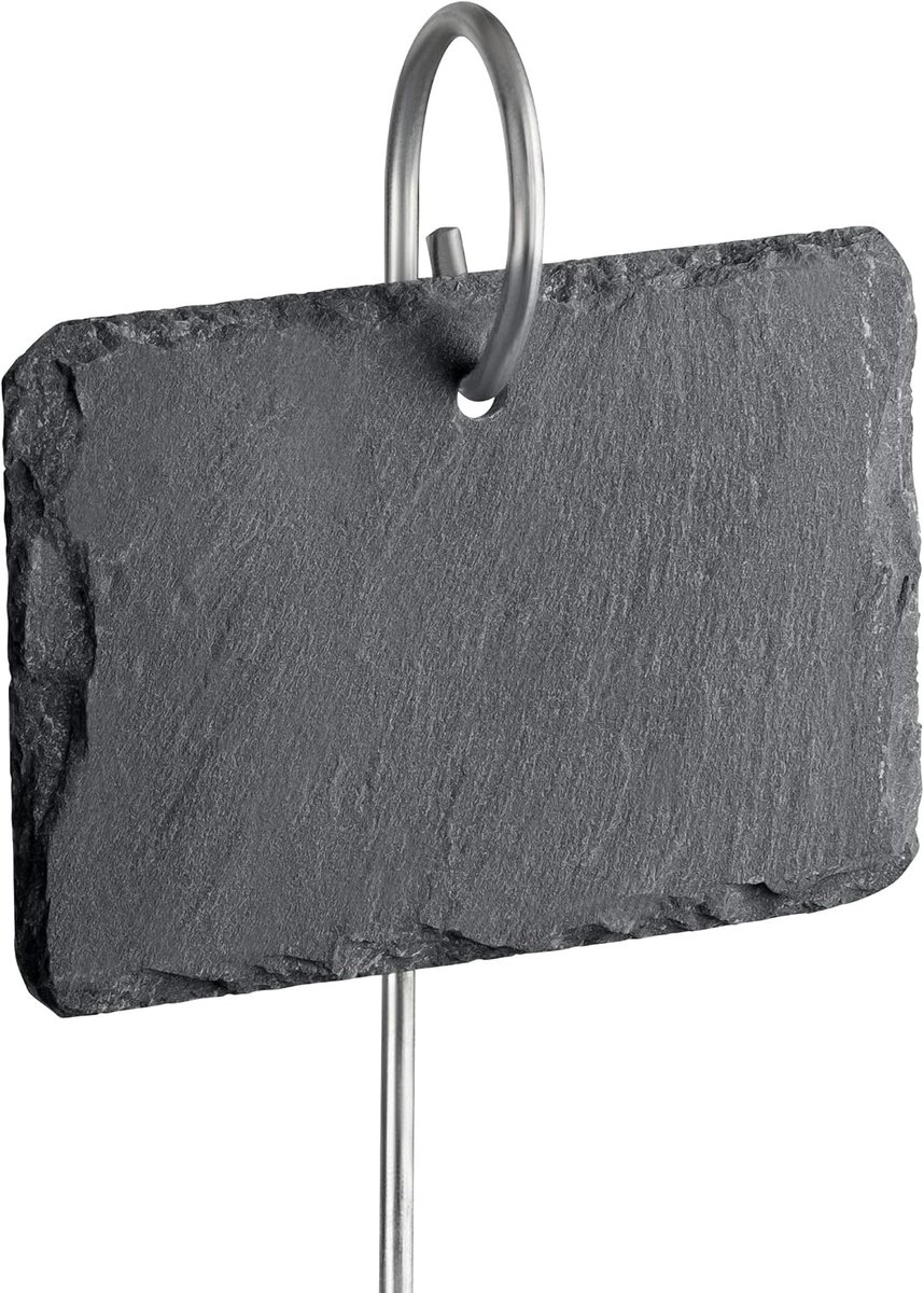 Plantenbordjes met metalen staven 55 cm - Stijl natuurlijk