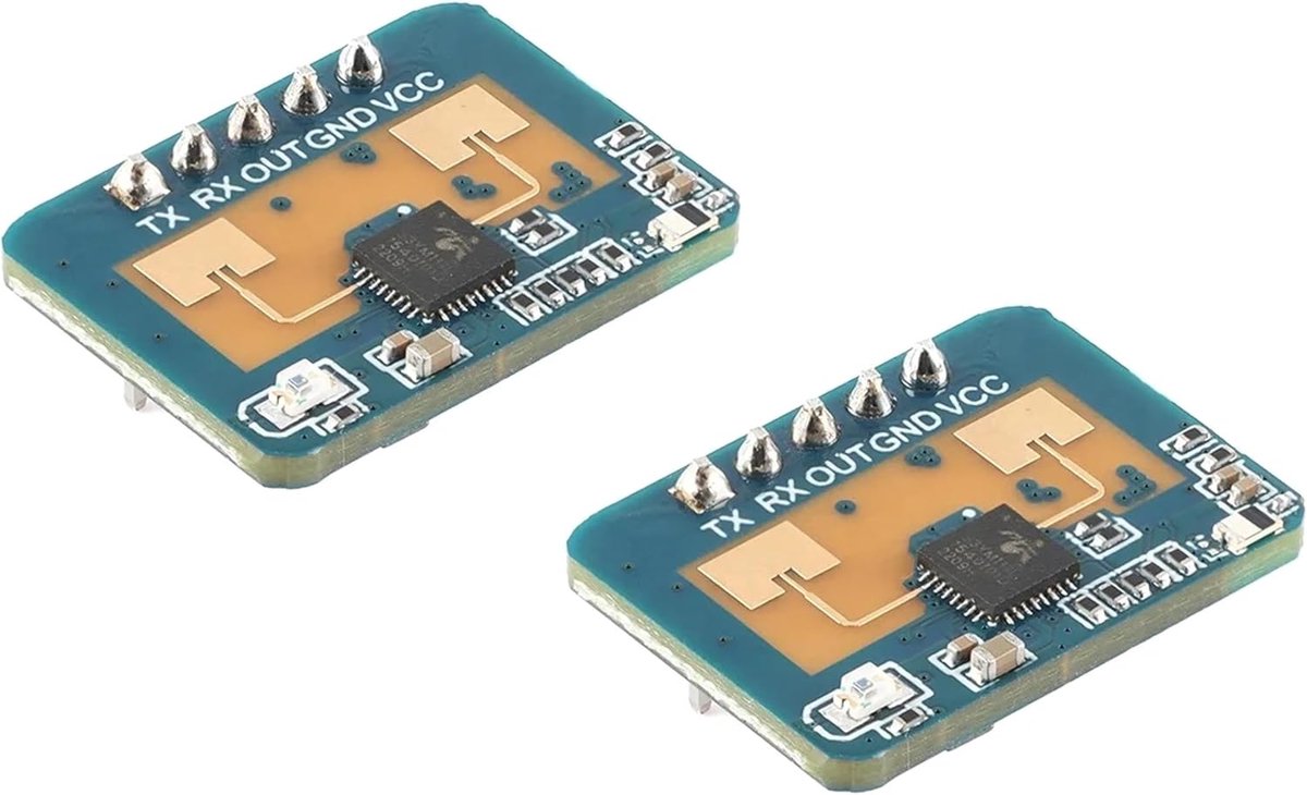 2 stuks LD2410C 24GHz FMCW HVAC-LD2410C Wave Radar Inductiemodule