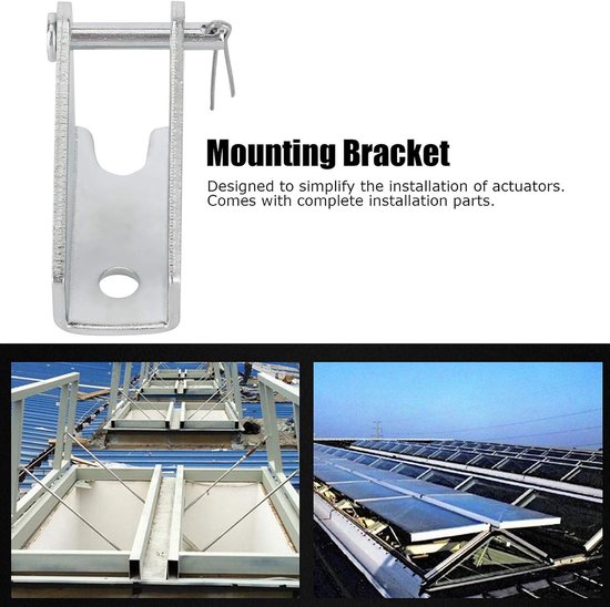 motorbeugels, 4 sets (8 stuks) lineaire actuatoraandrijving montagebeugel, elektrische putter in metalen vorm, installeer doe-het-zelf robotboom steunbasis — afbeelding 2