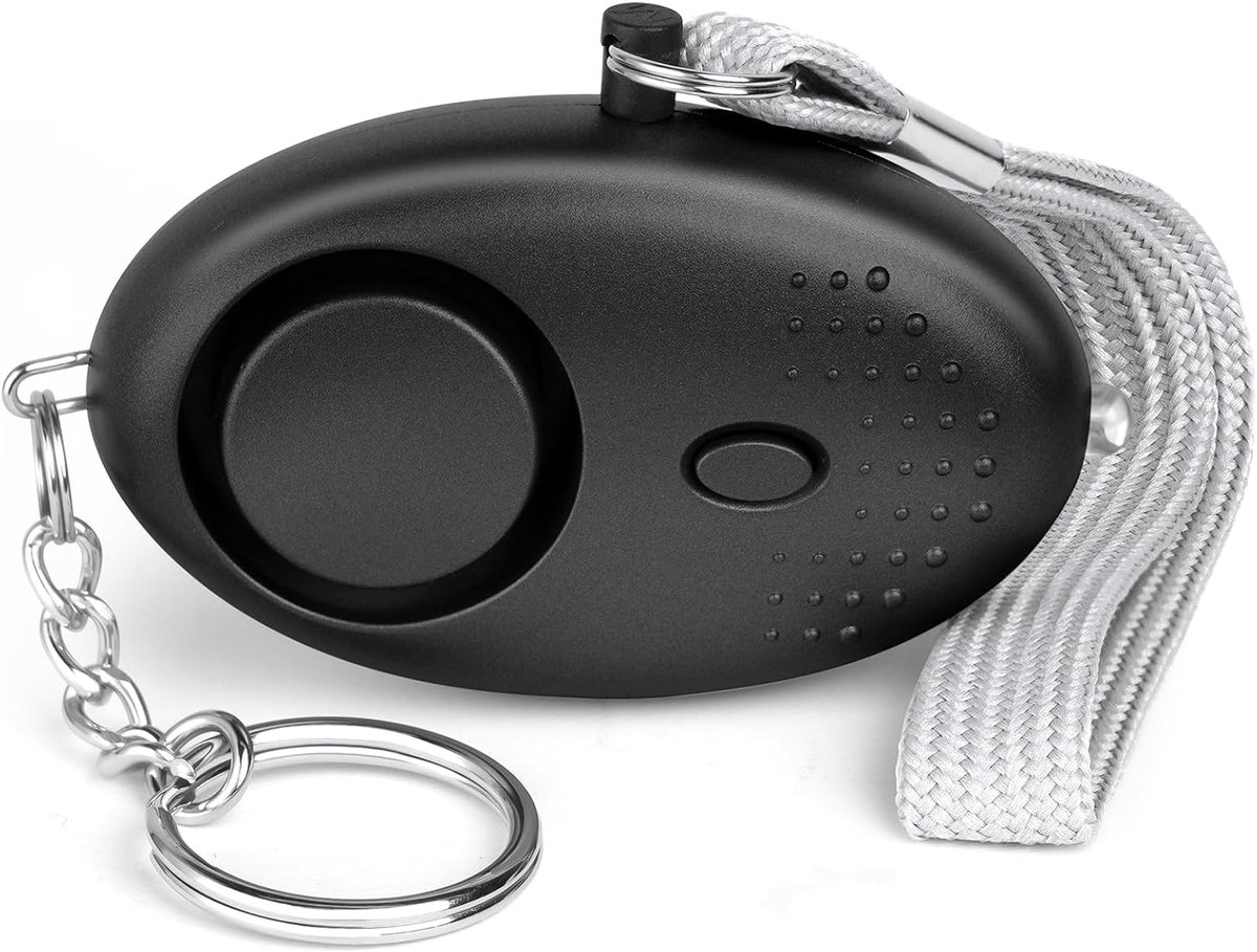 Persoonlijk persoonlijk alarm voor vrouwen, 1 pak 140DB persoonlijk beveiligingsalarm, persoonlijke alarmen met LED-licht, zelfverdediging noodalarm voor vrouwen, meisjes, kinderen en
