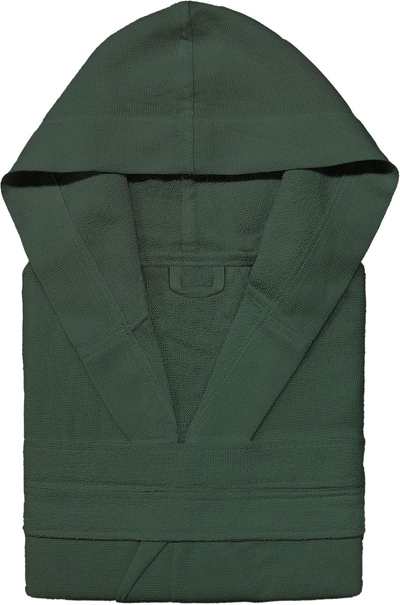 Badjas van microbadstof voor dames en heren katoen met capuchon Unisex 0064