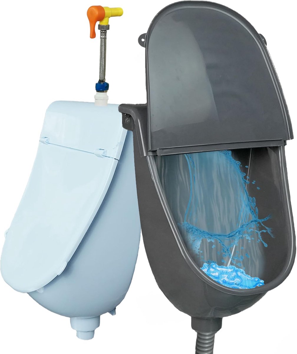 Commerciële Urinoir Met Scharnierende Deksel Badkamer Urinoir Voor Mannen Kunststof Urinoirs Voor Mannen Toilet Waterloos Urinoir Garage Urinoir Urine Afvoer Buiten Urinoir Voor Thuis