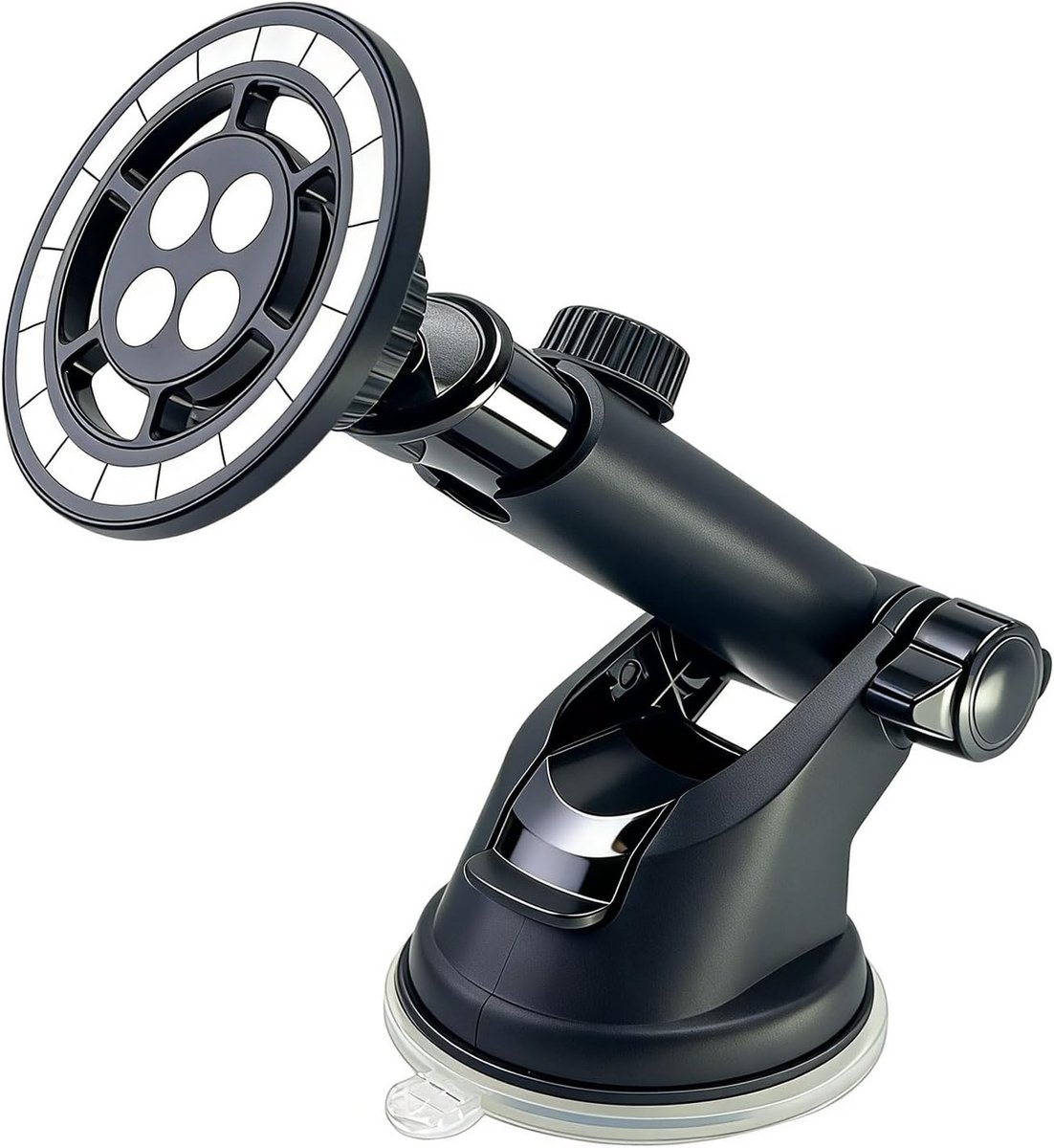 Car Telefoonhouder Auto voor Dashboard & Voorruit, Verstelbaar Zuignap Houder Met Uitschuifbare Arm 360° Draaibare voor iPhone 17 16 15 14 13, 17 Sterke