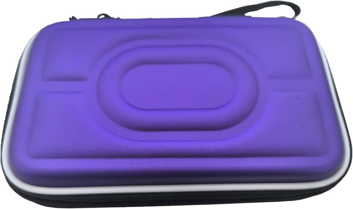 Reishoesje Draagtas Draagbare Tas Hoes Schaal voor Nintendo GameBoy Color Advance GBA/GBC/GBP/DS Lite/NDSL/NDSi,voor Anbernic RG34XX,Paarse