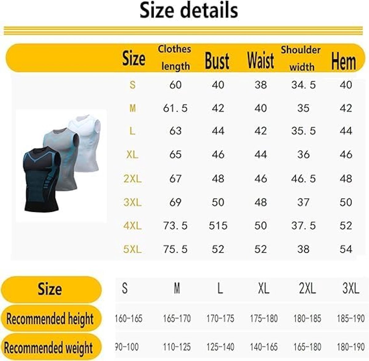 shirt voor mannen afslankende bodyshaper strakke shapewear taille trainer vest workout tanktops