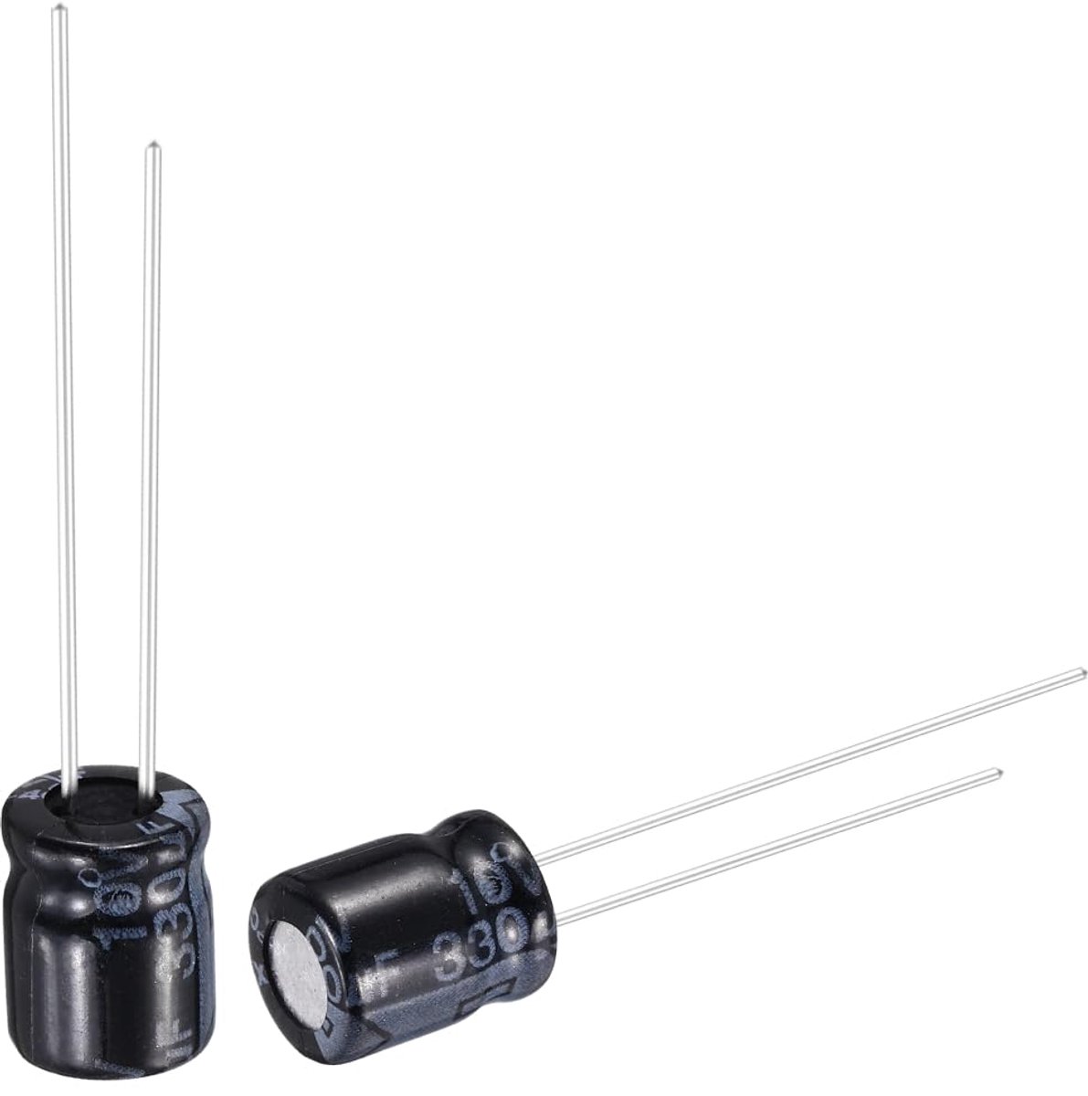 330uF 10V 6x7mm elektrolytische condensator radiale aansluitingen aluminium condensatoren voor tv's LCD monitor VCD 50 stuks