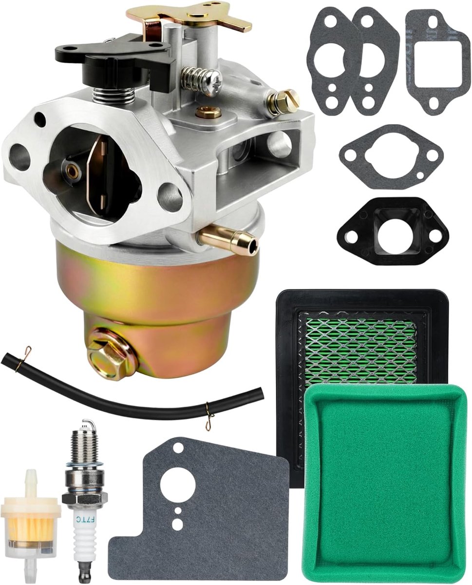 Carburateur voor Honda GCV160 GCV135 GC135 GC160 HRB216 HRR216 HRS216 HRT216 HRZ216 voor Honda Gazonmaaiers Vervangt 16100-Z0L-023 Kit voor Honda Carburateur met Joint, Bougie, Luchtfilter, Slang