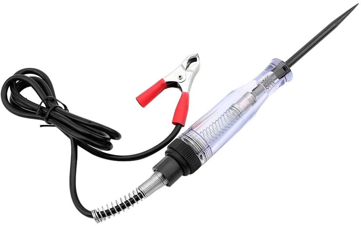 Spanningscircuittester voor de auto, spanningstester, spanningstester voor auto, autolamp, spanningstester voor auto, auto, 6 V, 12 V, 24 V, elektrische tester