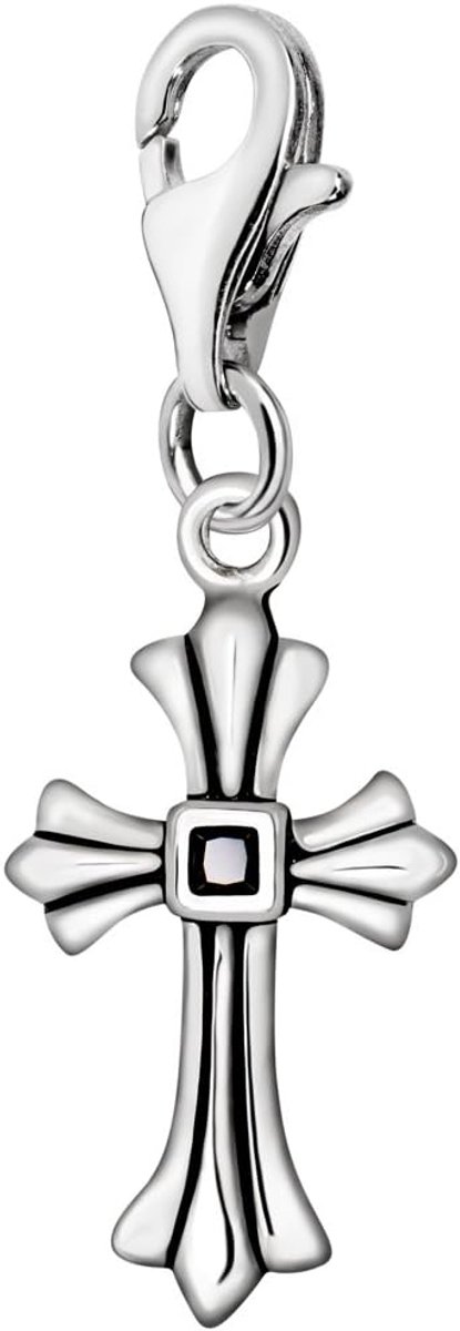 Verzilverd ReligieThema Charm Bedel Hangers voor Armbanden en Accessoires