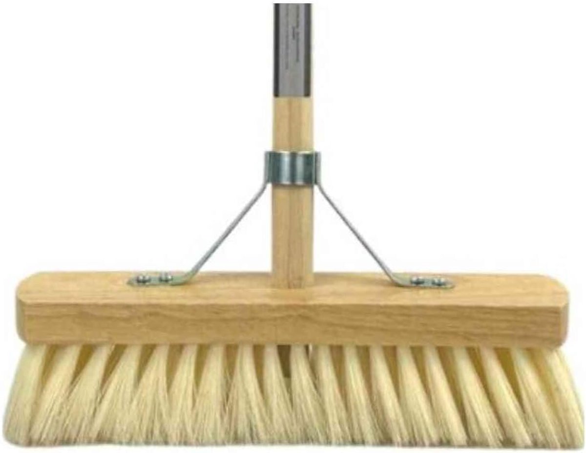 Fibersoft - Zachte Bezems - Kamerveger - Veger/Zachte Besem - Incl. Steel 140cm - Binnen Bezem