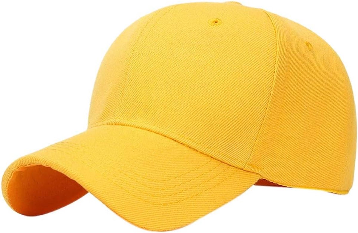 dames eenvoudige effen baseballpet pet pet met klittenbandsluiting meerkleurige opties