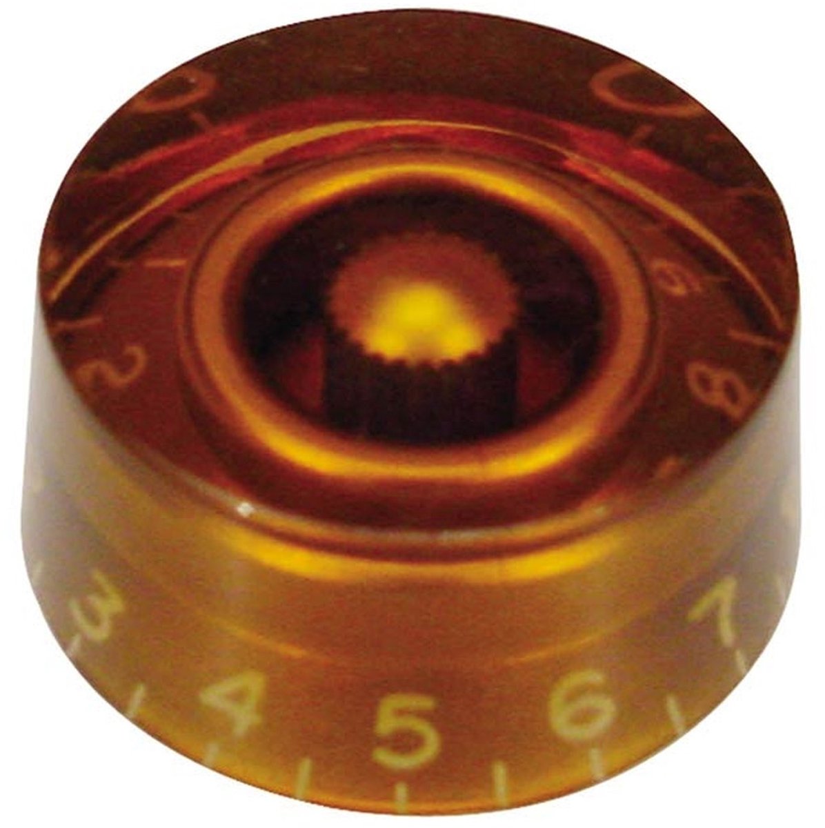 Boston KA-114 Snelheidsknop - Transparant Amber voor Inch-type Potas