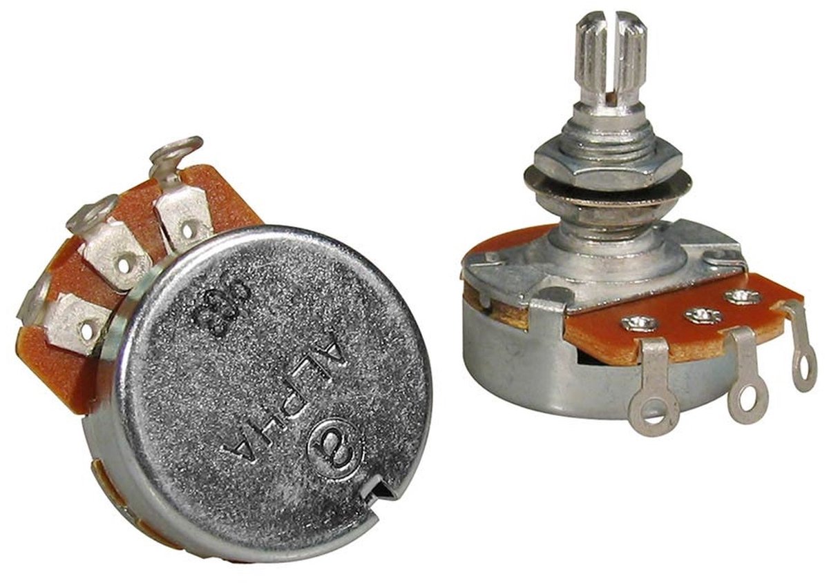 Alpha ALP250-B42 250K Lineaire Potentiometer met 10mm Bushing