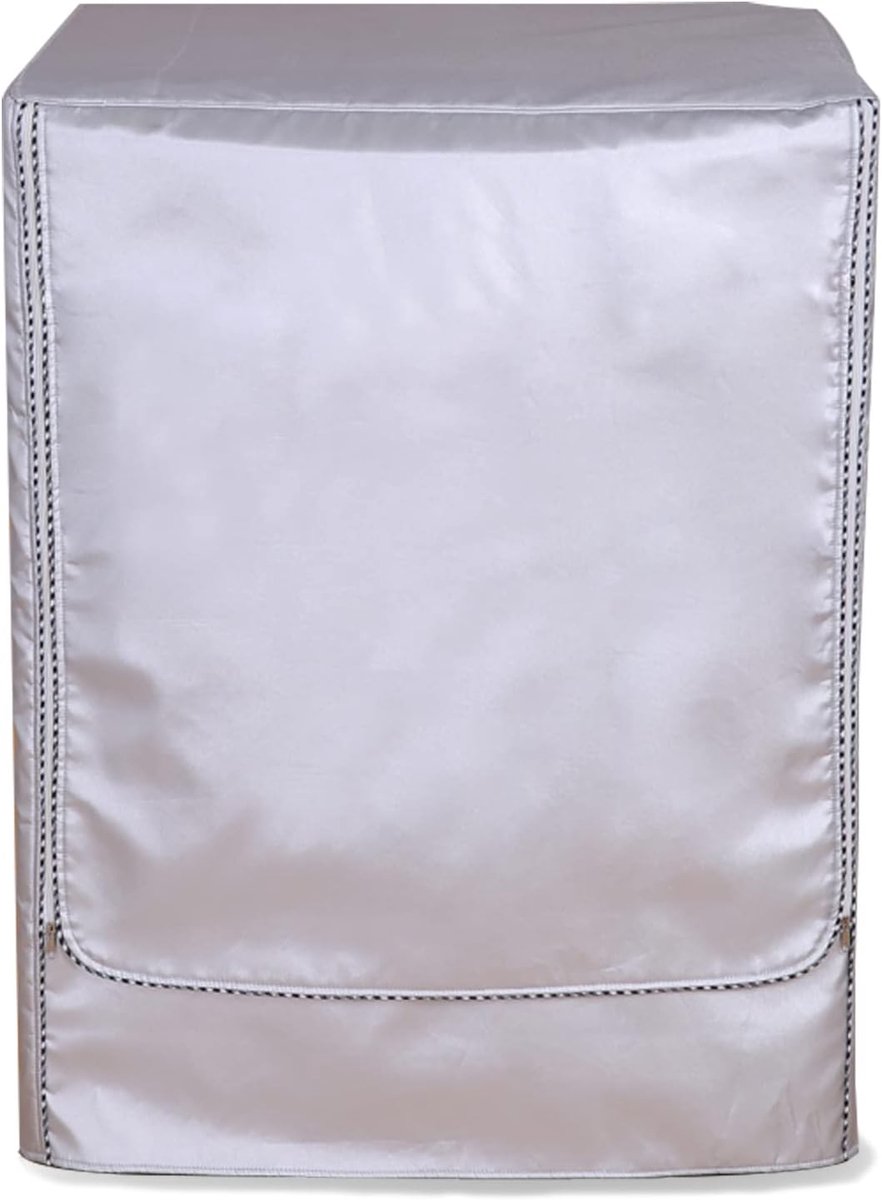 Wasmachinehoes, stofdicht, voorlader, wasdroger, waterdichte beschermhoes, Silver Edge ritssluiting (XL: 58-65 x 60 x 85 cm)