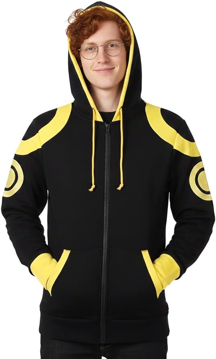 Zip Hoodie van 707 voor Mystic Messenger Fans | Saeyoung Choi Pullover met ritssluiting | Maten: S - L, zwart, S
