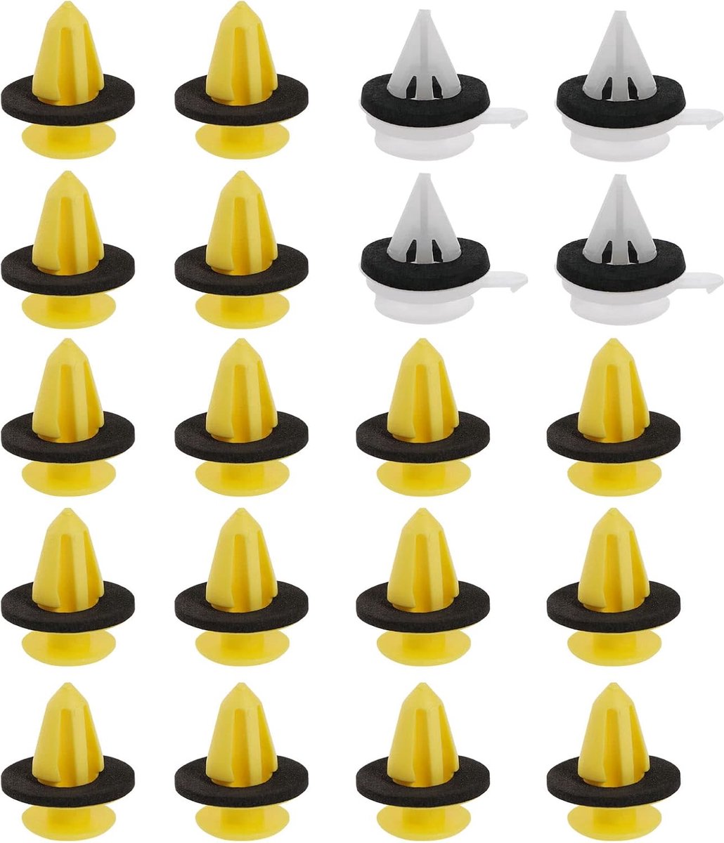 2 Set Voorruit Een Pijler Trim Clip Voorruitzijde Verfraaiing Plastic DHB500400 Compatibel met DISCOVERY 3