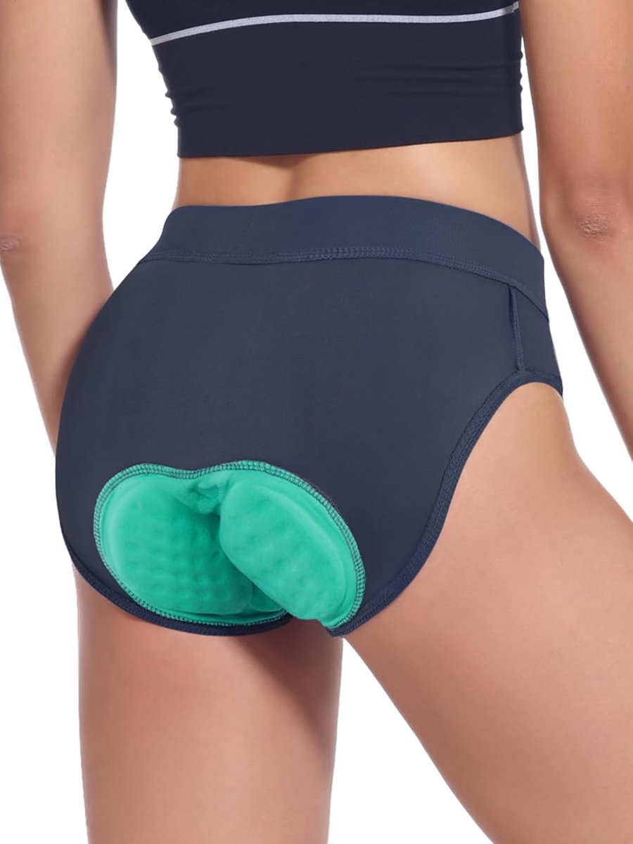 Shorts voor dames, 4D-gewatteerde gelfietsbroek, fietsonderbroek, fietsonderbroek