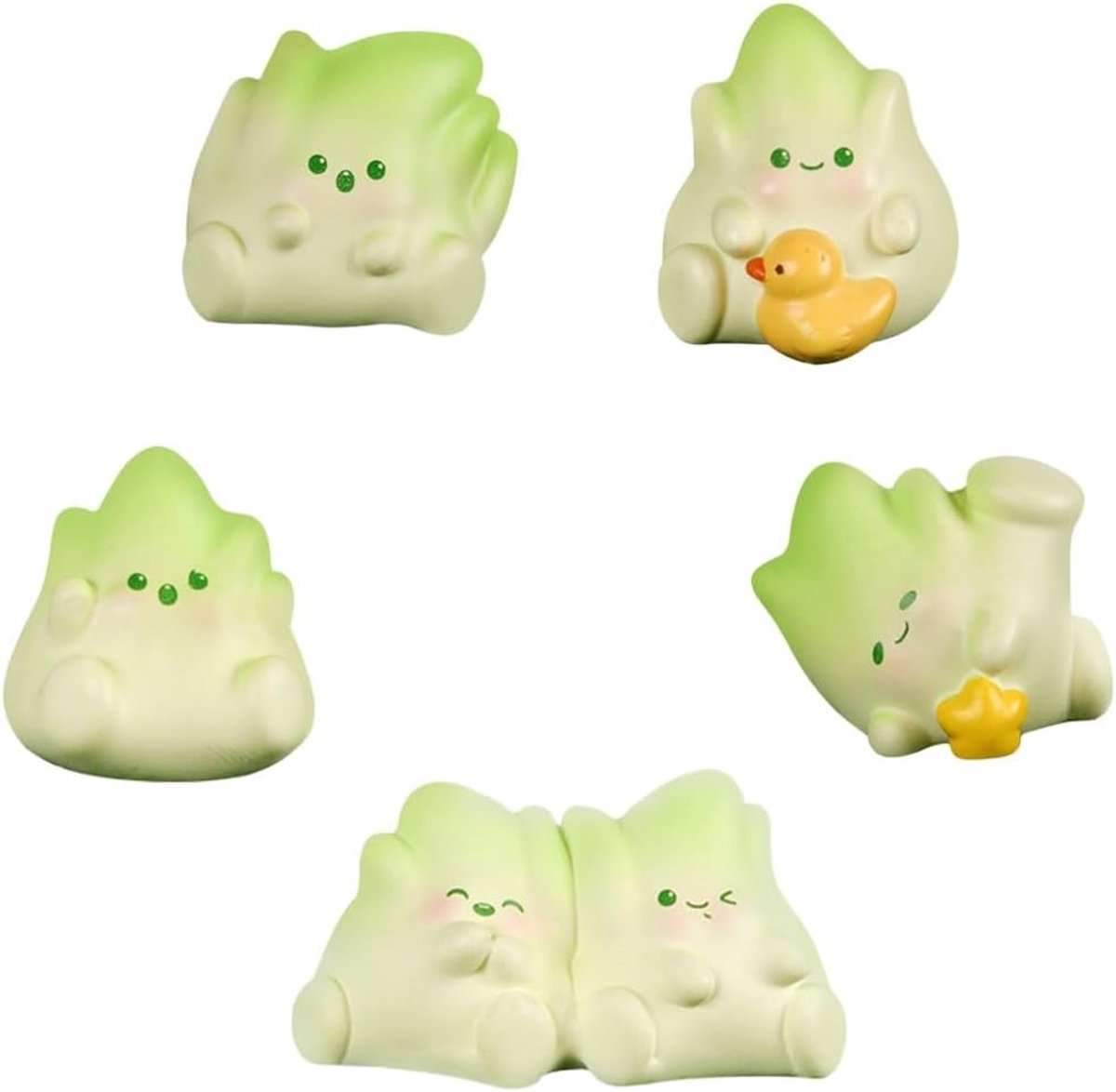 5 stuks tuindecoratie bamboescheutjes, figuren, tuindecoratie voor buiten, harsbeeldje, tuindecoratie, tuindecoratie, feeëntuin, harsbeeld, boerderij, balkon, woonkamer, kantoor