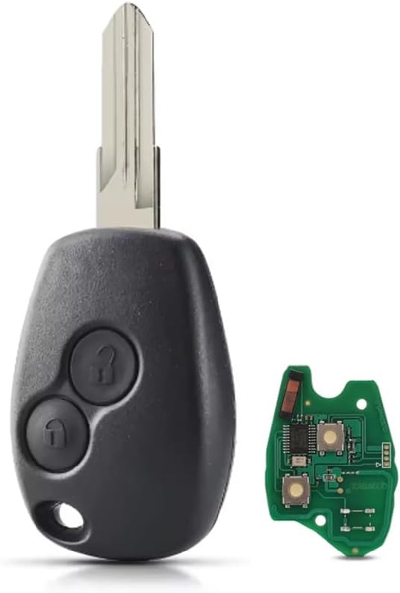 433Mhz afstandsbediening voor Renault Trafic Duster Master Mode Clio Twingo VAC102 | Voor Renault Movano Dacia Logan Sandero Kangoo, chip ID46 PCF7946, autosleutel, lemmet VAC102