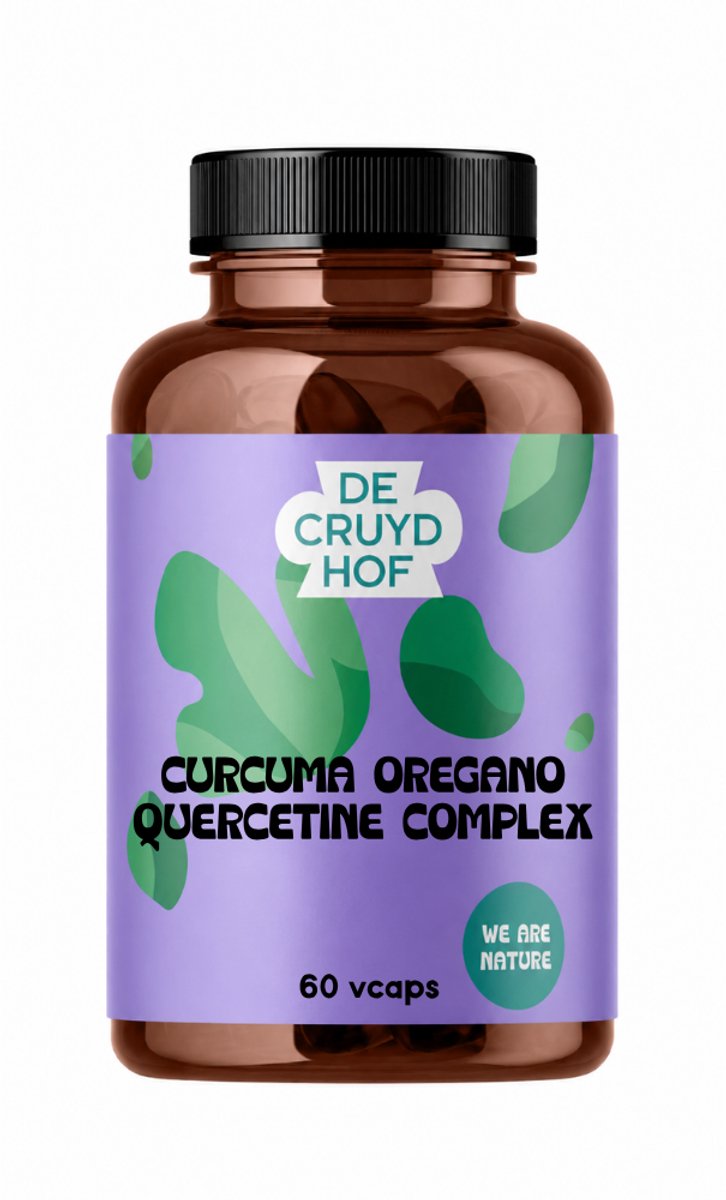 De Cruydhof - Curcuma Oregano Quercetine Complex - 60 capsules