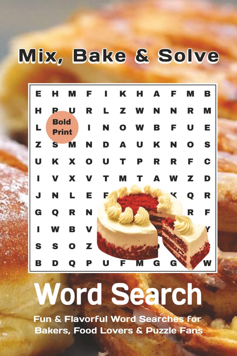 Woordzoeker voor bakkers - uitdagende puzzels - leuk voor foodliefhebbers - ontdek nieuwe smaken - ShopVlot