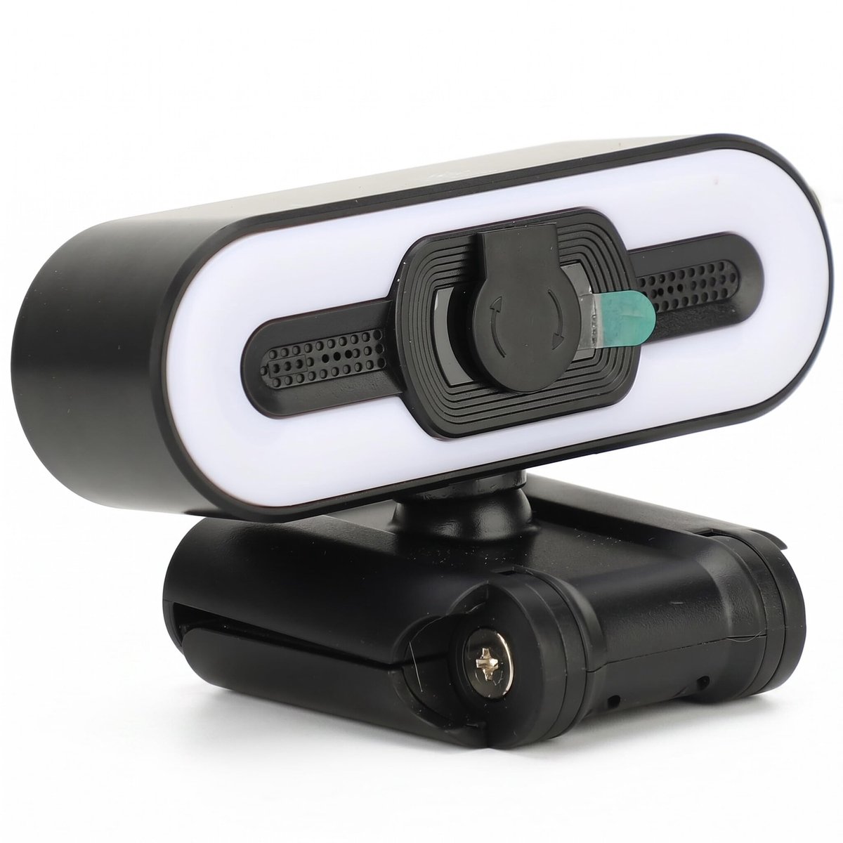 SnelShoppen - 4K Webcam USB PC-camera met Ingebouwde Microfoon en Superhelder Invullicht - Auto Beauty Functie voor Laptop en LCD-scherm
